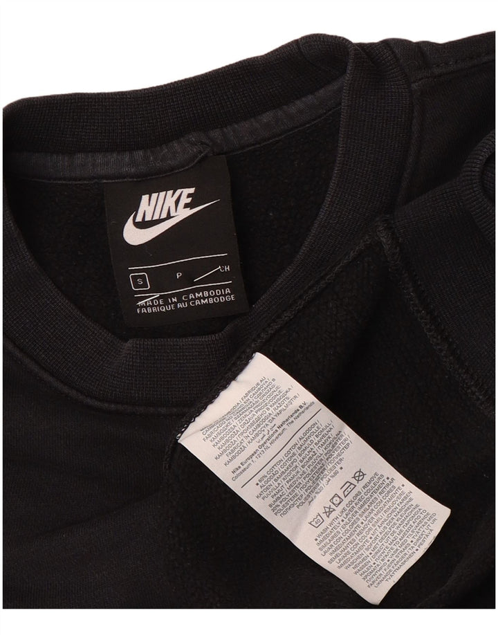 Nike Sweat-shirt pour homme en coton noir Taille S