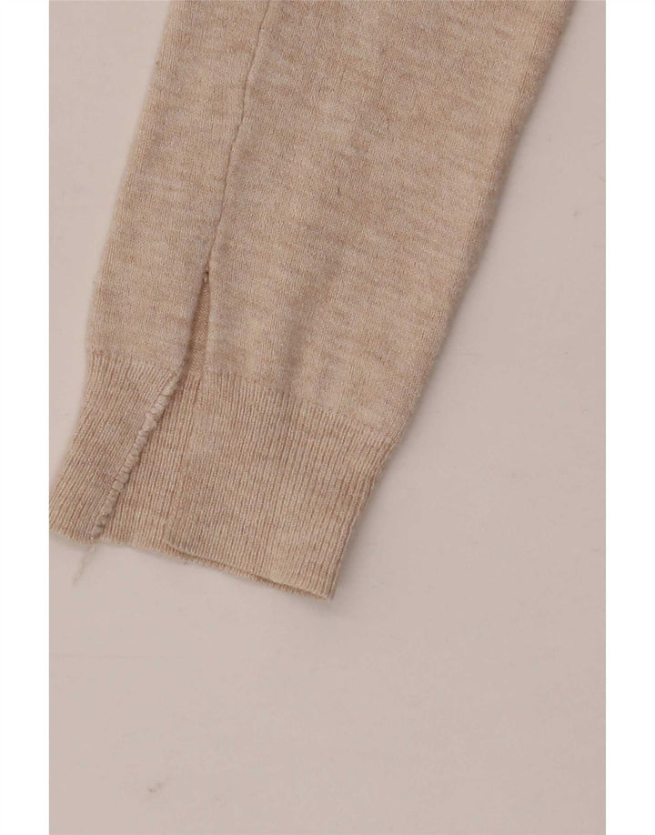 Marks & Spencer Pull Cardigan Femme UK 10 Petite Viscose Beige