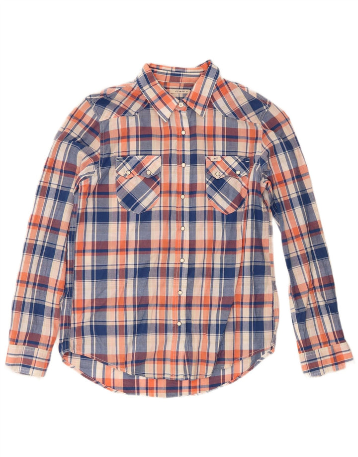Lee Chemise Femme UK 44 Medium Multicolore Check Coton