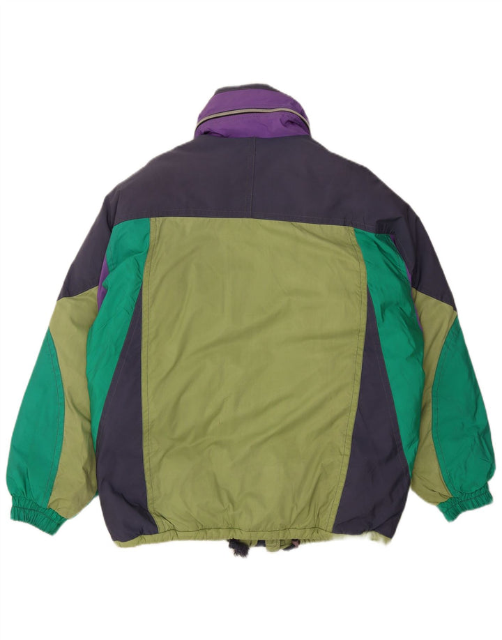 Colmar Veste de Ski Coupe Ample IT 50 Homme Vert Moyen Colourblock
