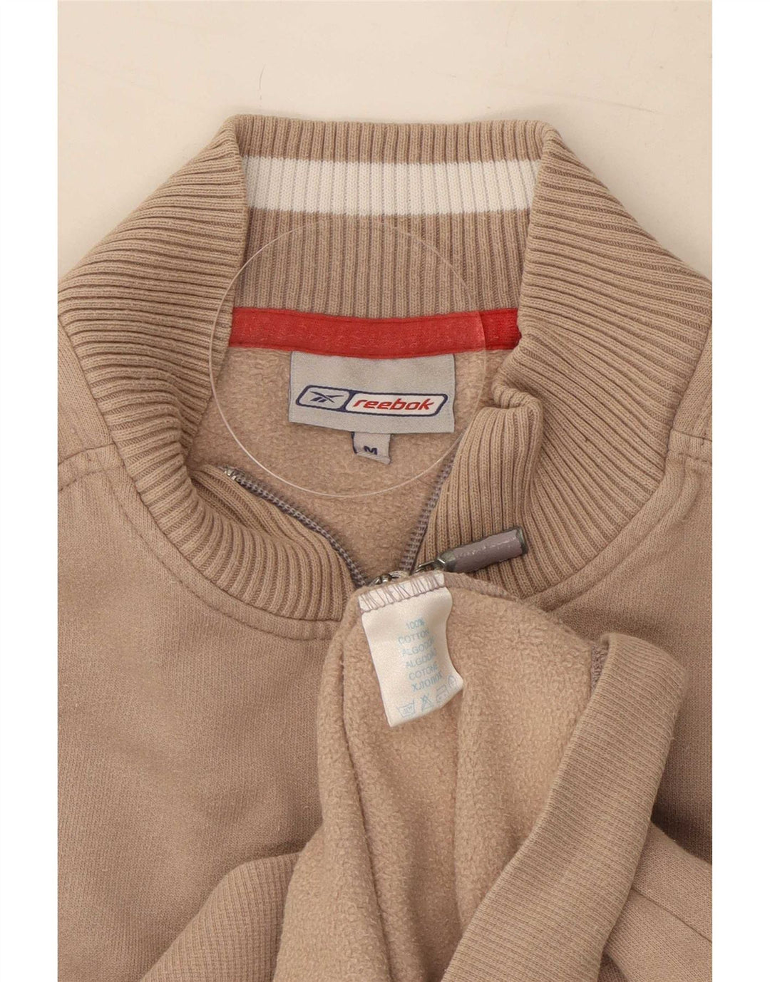 Reebok Veste de survêtement pour femme UK 44 Coton beige moyen