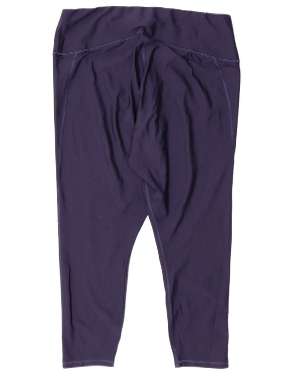 Under Armour Legging Capri de Compression pour Femme UK 20 2XL Bleu Marine Sports