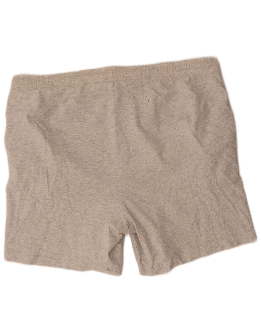 REEBOK Mens Sport Shorts Large Grey Cotton
