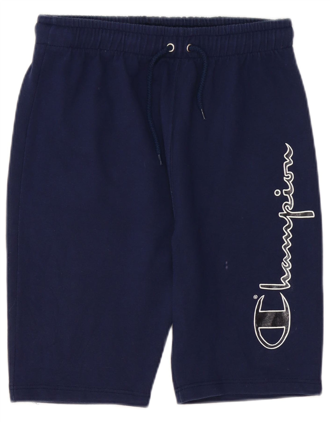 Champion Short de Sport Graphique Homme Bleu Marine Moyen Coton