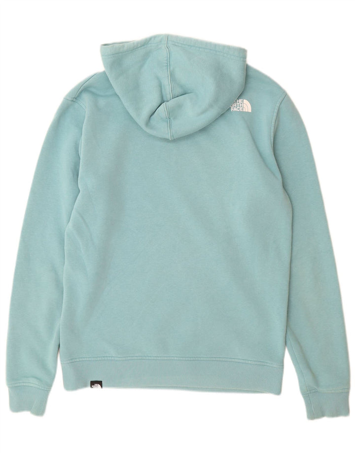 THE NORTH FACE Pull à capuche graphique pour homme en coton turquoise moyen