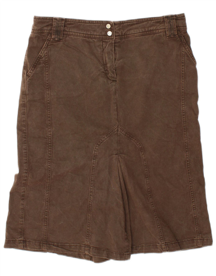 Trussardi Jupe En Jean IT 42 Medium W30 Marron Coton Femme