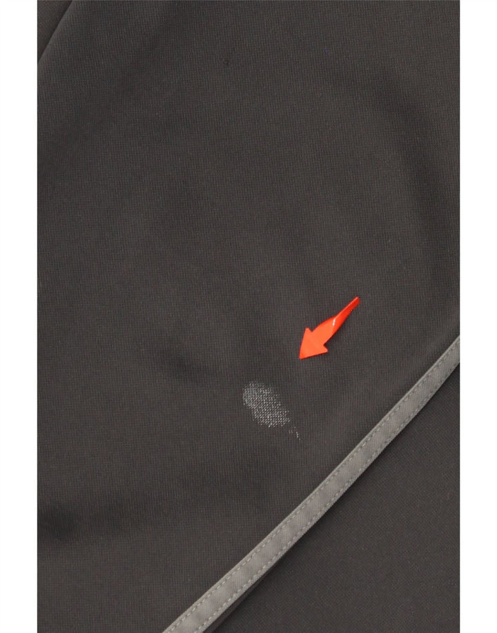 ADIDAS Pull à capuche Munster Rugby pour homme XL Gris Colorblock Polyester