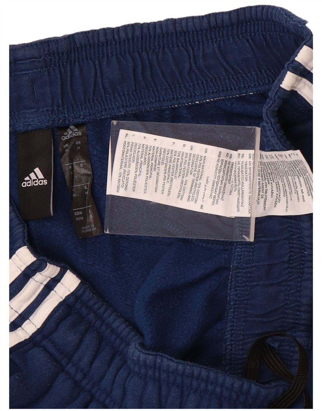 ADIDAS Pantalon de survêtement pour homme en coton bleu moyen