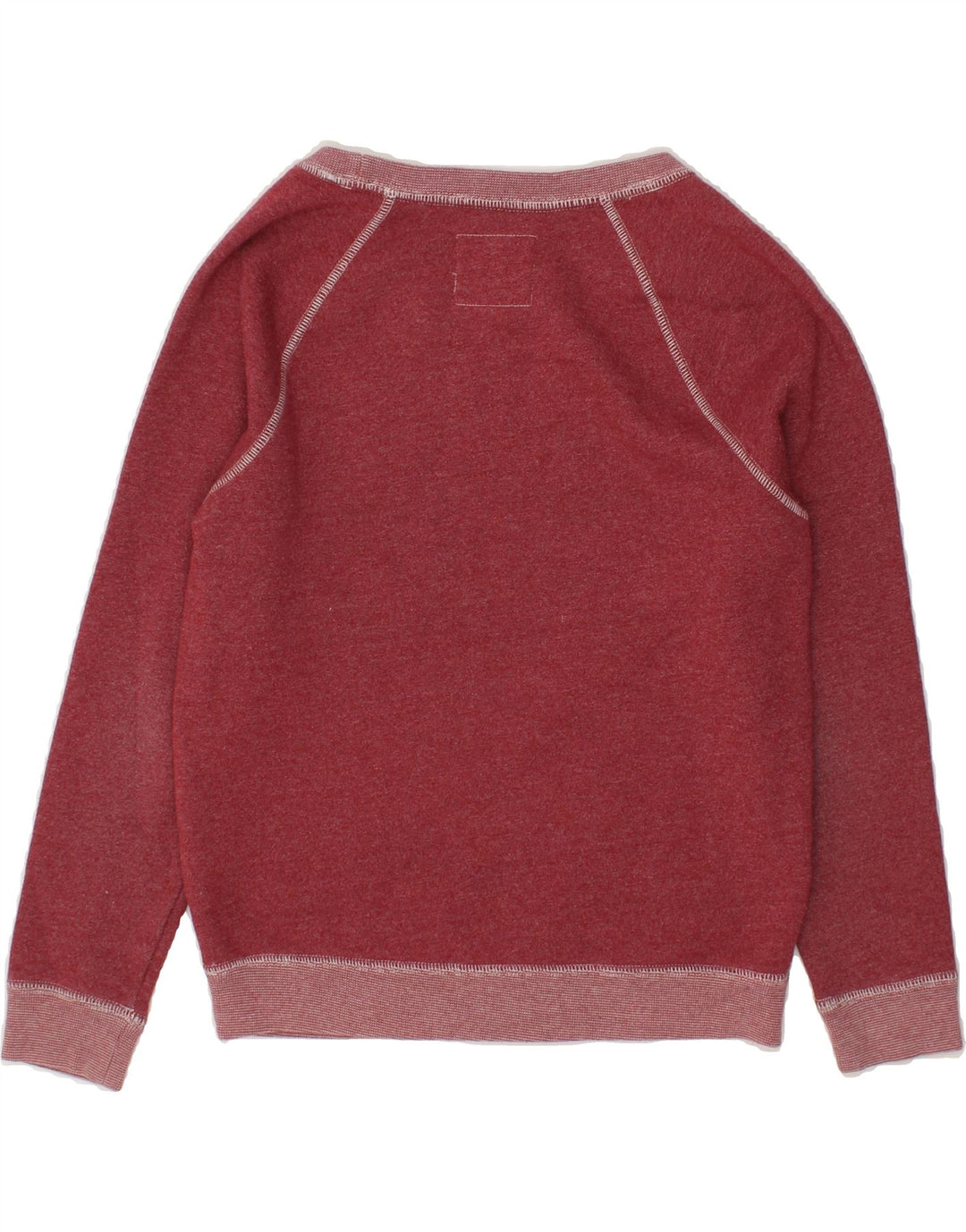 JACK WILLS Womens Graphic Sweatshirt Jumper UK 8 Small Red Cotton Vintage Jack Wills and Second-Hand Jack Wills from Messina Hembry 