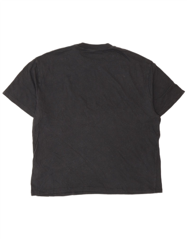 Abercrombie & Fitch T-shirt pour homme en coton noir moyen