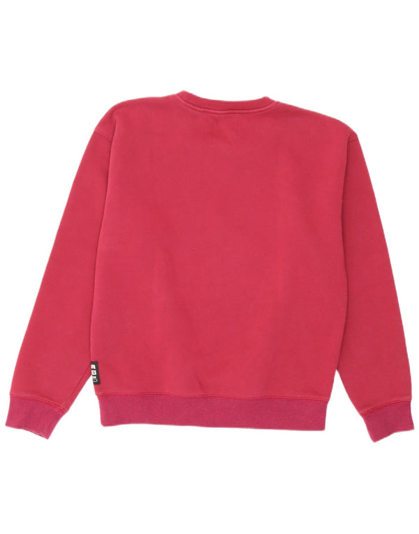 G-Star Sweat-shirt pour femme UK 14 en coton bordeaux moyen