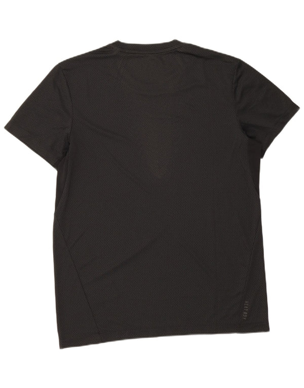 Adidas T-Shirt Homme Haut Large Noir Tacheté Polyester
