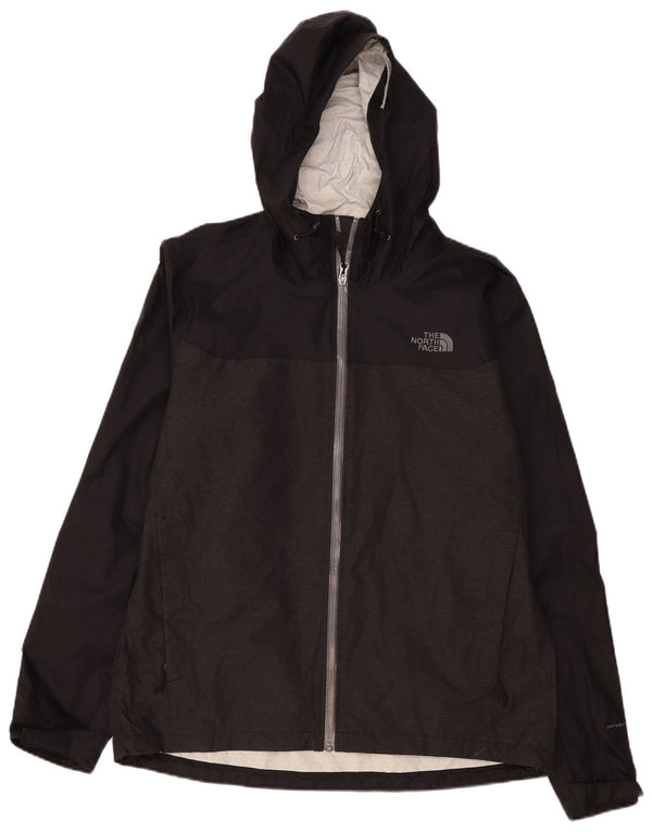 The North Face Veste de pluie à capuche Dryvent pour homme UK 40 Large Gris Colorblock