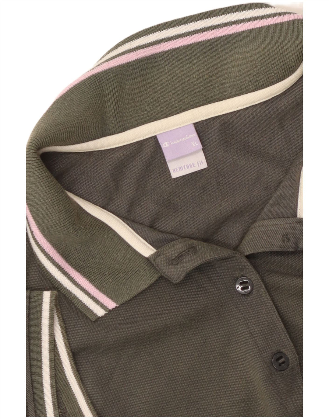 CHAMPION Polo Heritage Fit pour femme UK 18 XL Vert