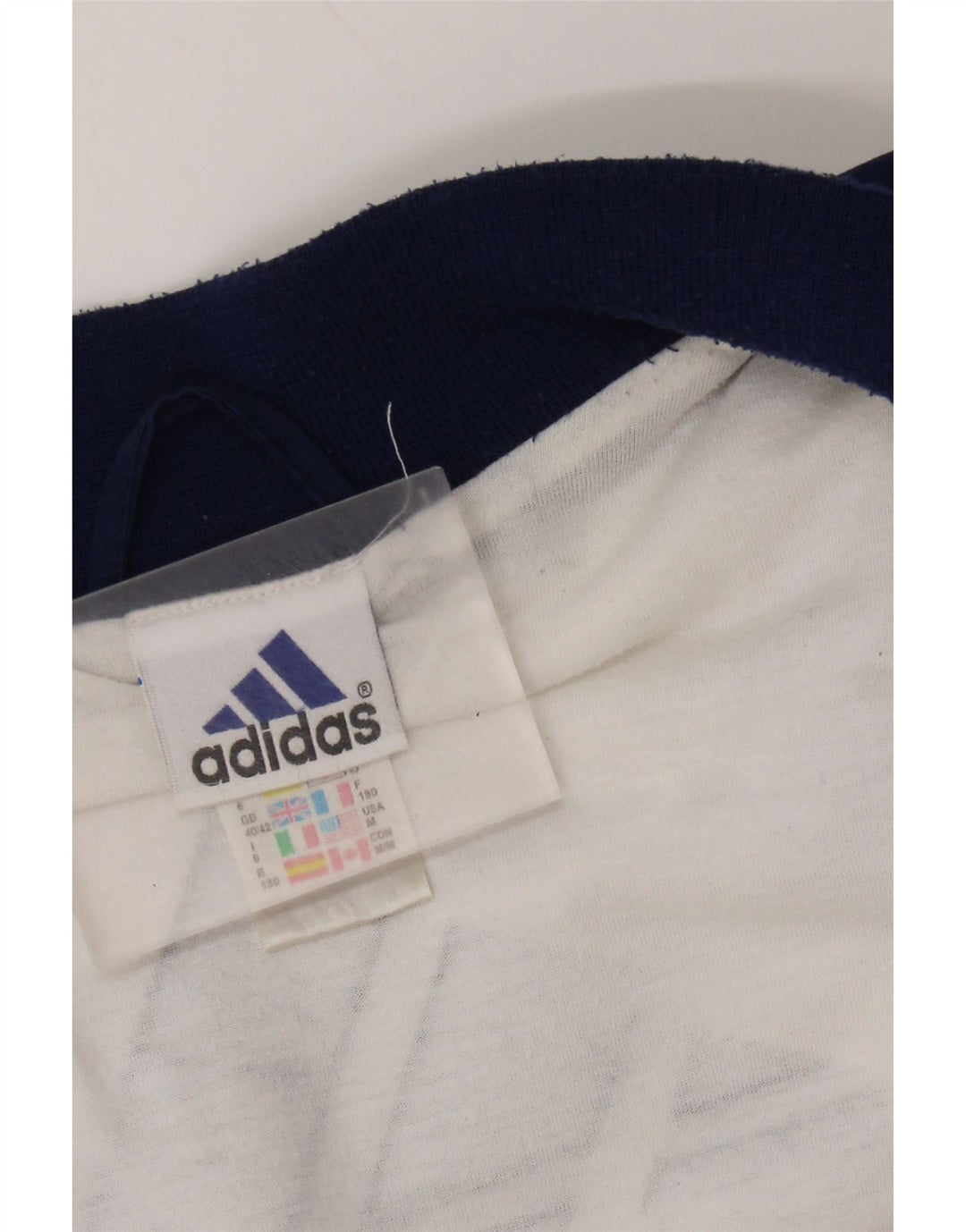 ADIDAS Veste de survêtement pour homme UK 40/42 Bleu marine moyen Colourblock