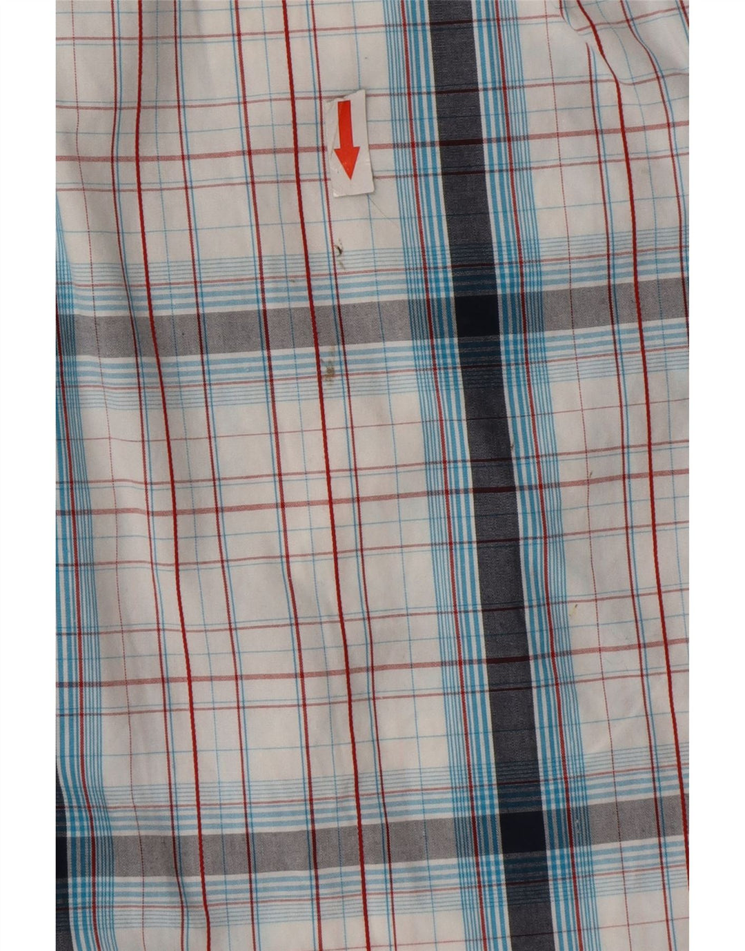 Chemise à Manches Courtes Homme Animal Coton à Carreaux Blanc Moyen