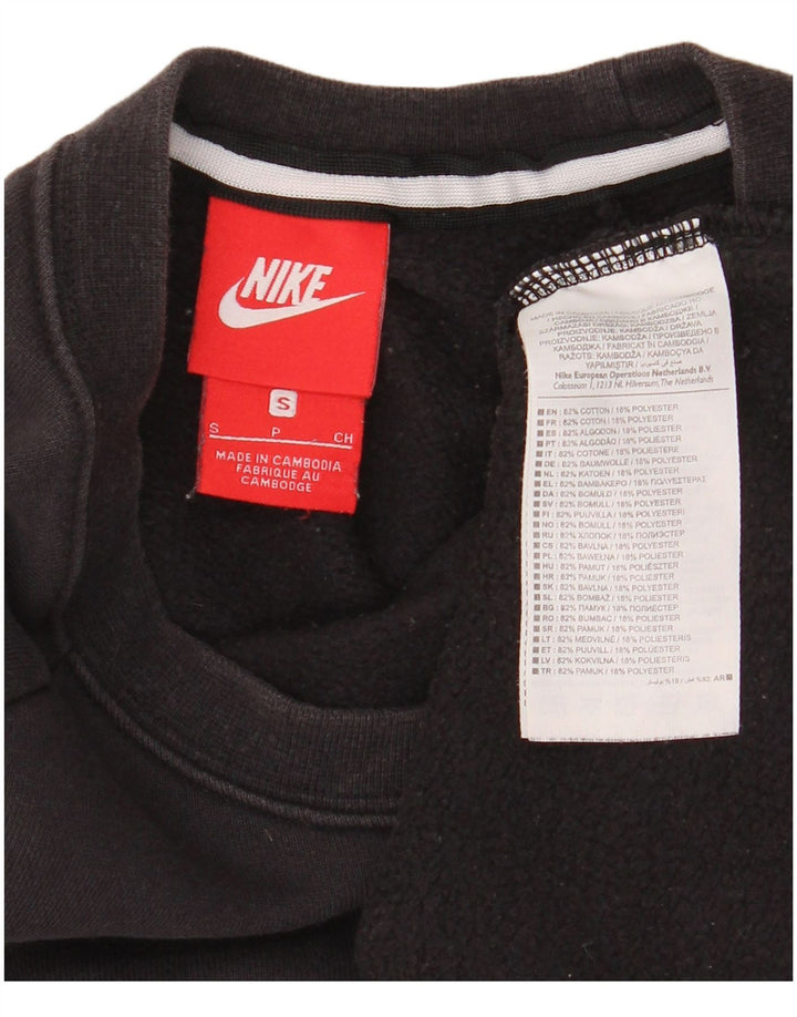 Nike Sweat-shirt pour homme en coton noir Taille S