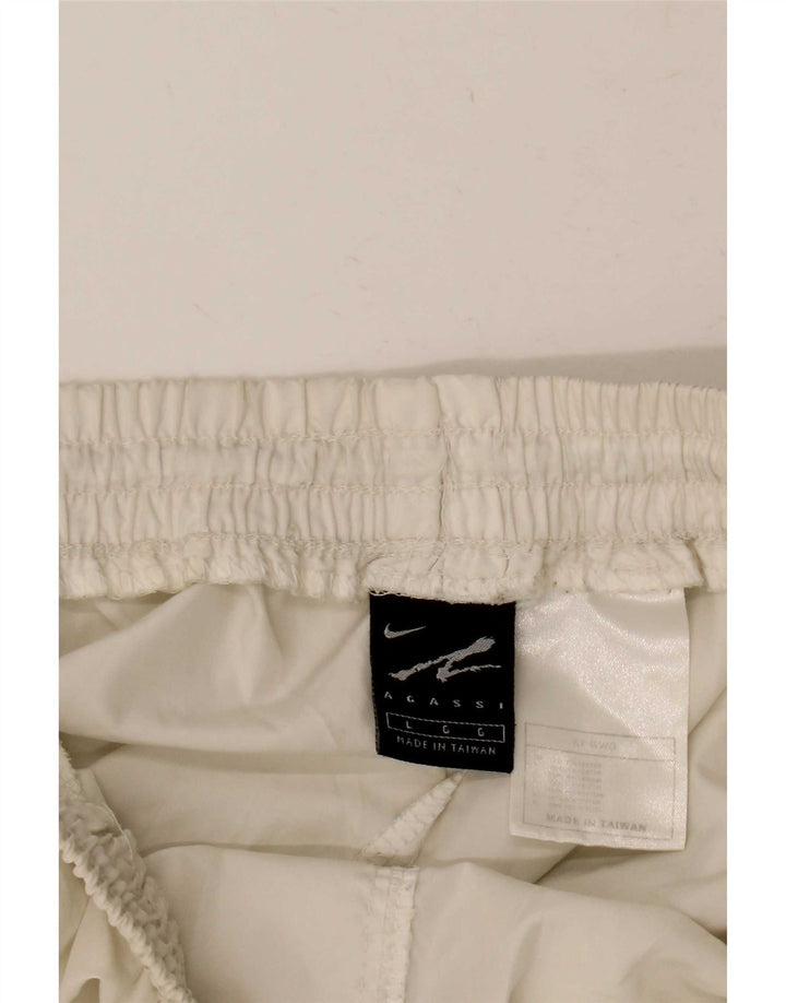 Nike Short de sport pour homme Large Blanc Polyester