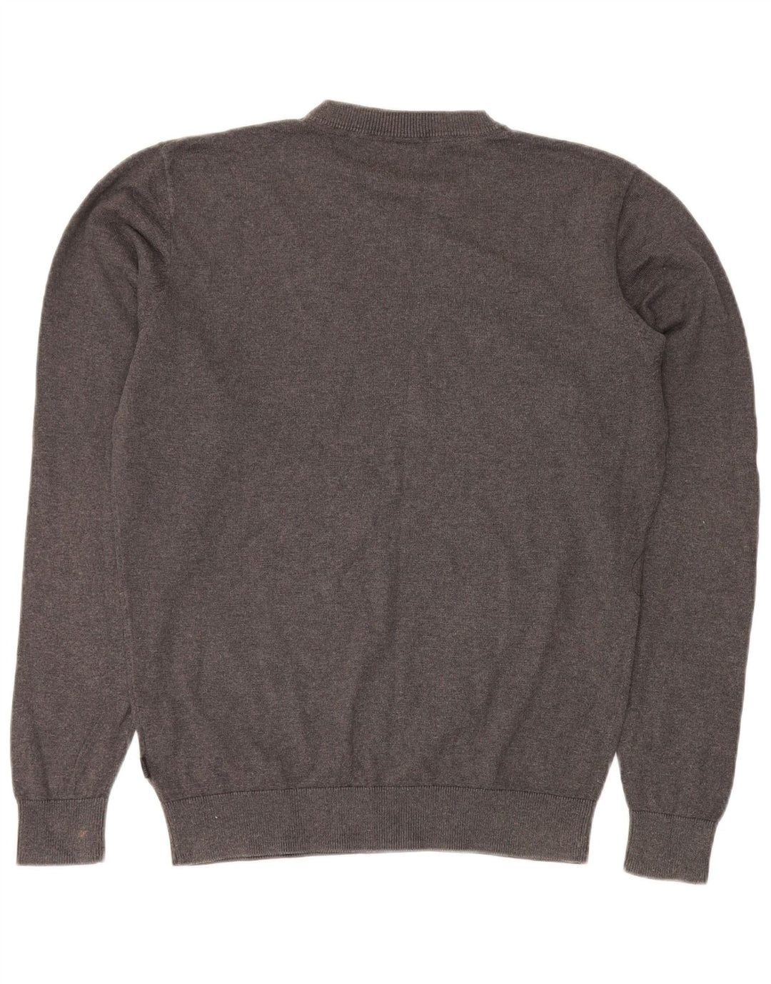 MUSTO Pull à col rond pour homme en coton gris Taille L