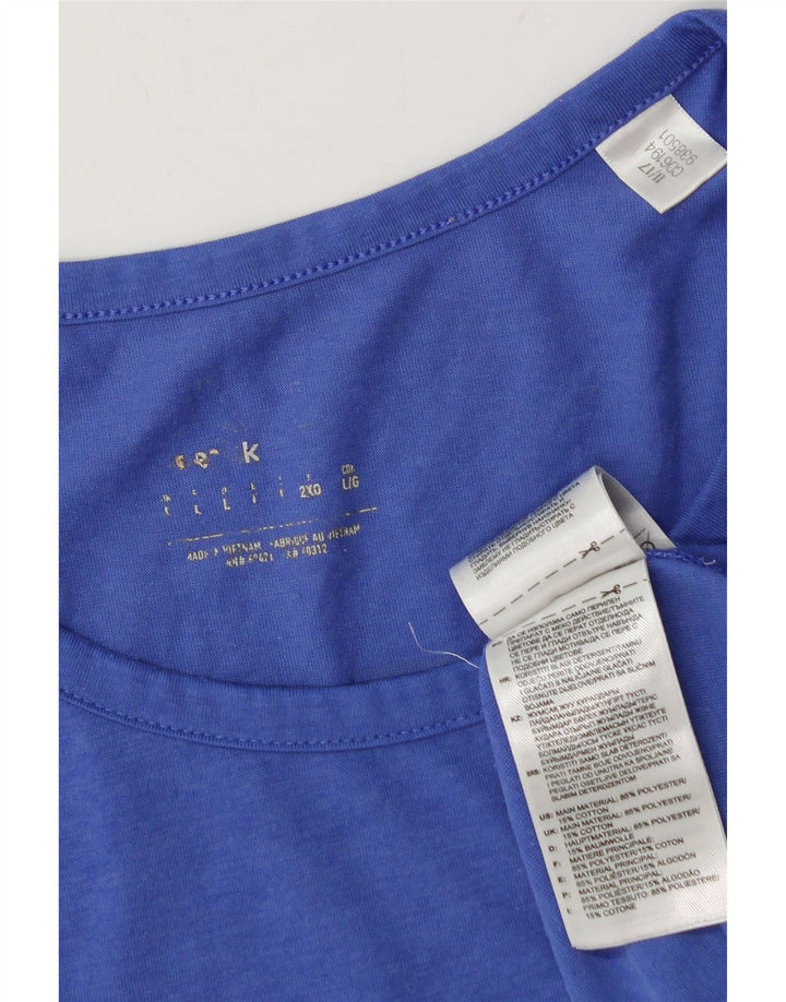 ADIDAS Débardeur graphique pour hommes, grand bleu, polyester