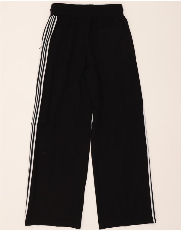 Marks & Spencer Pantalon de survêtement pour femme UK 10 Small Noir Rayé