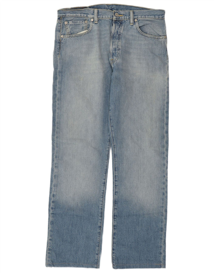 LEVI'S Jean Droit 501 Homme W34 L30 Bleu Coton