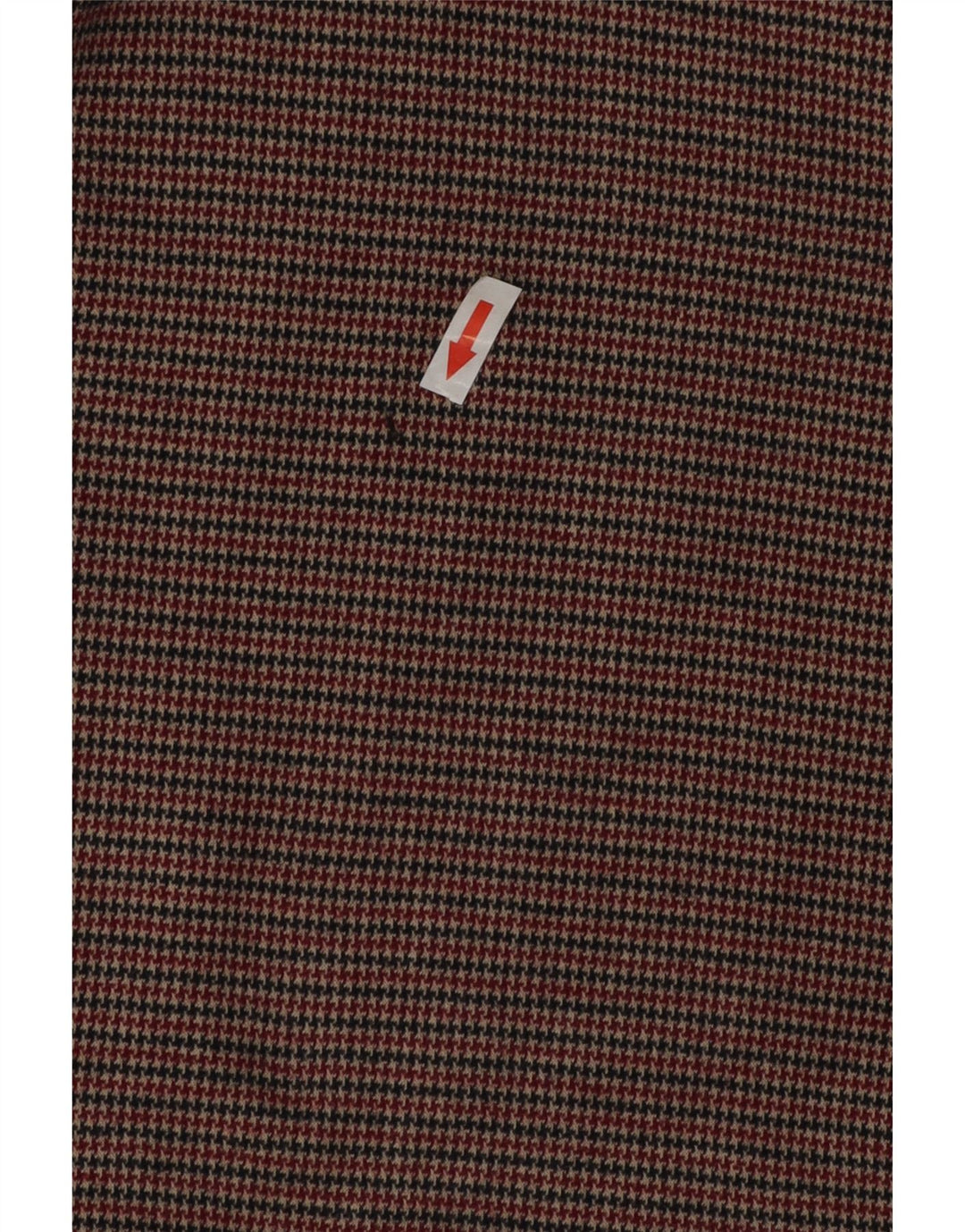 Zara Robe droite à manches longues pour femme UK 12 Pied-de-poule Marron moyen