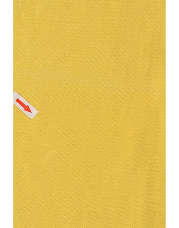Kappa Polo Homme Large Jaune Coton