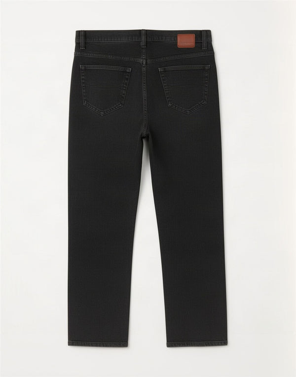 Marks & Spencer Jean droit Blue Harbor homme W38 L29 coton noir