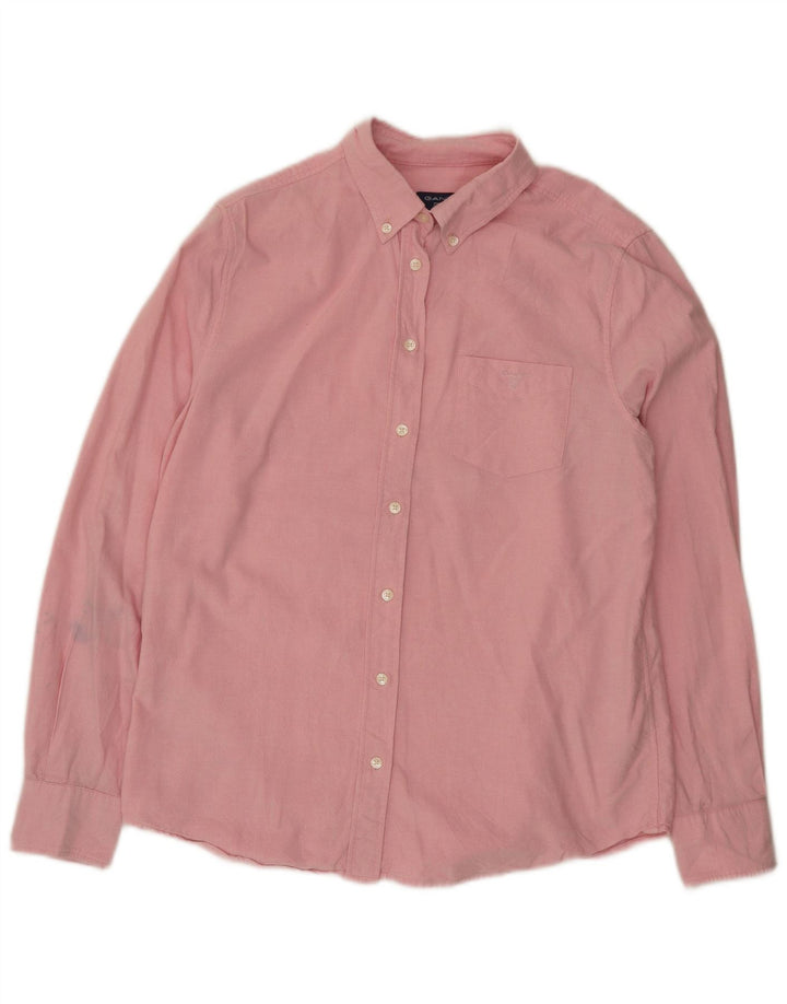 Gant Chemise Femme UK 14 Large Rose Coton