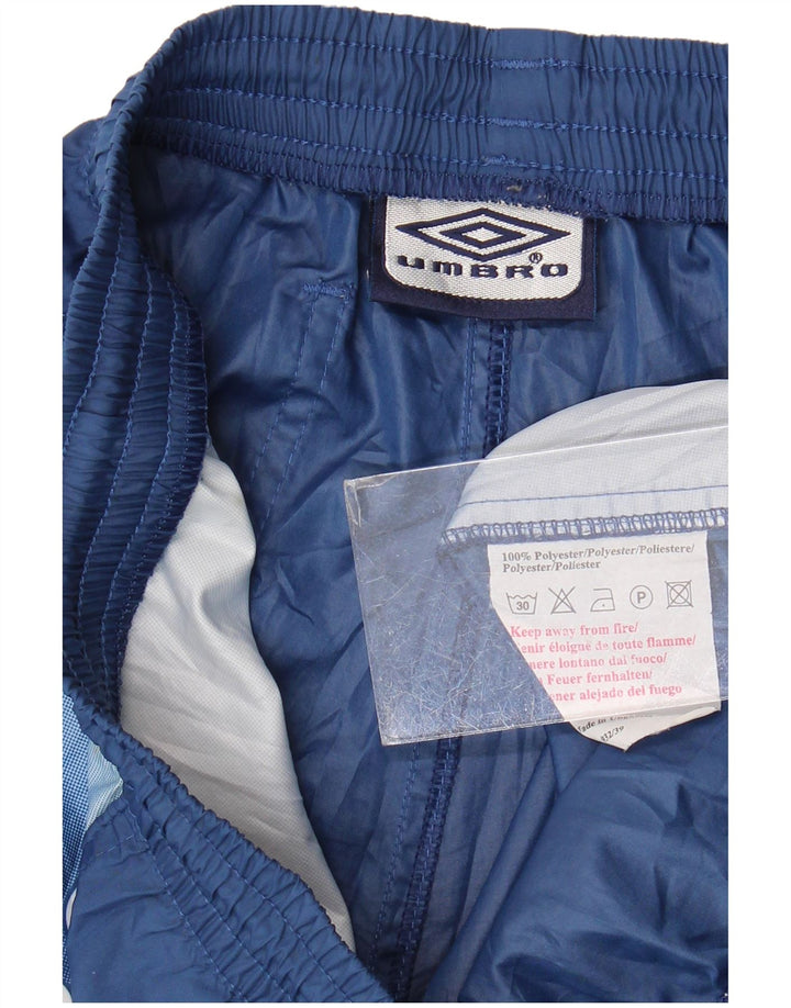 Umbro Short de Sport Graphique Homme Bleu Marine Large Polyester Colorblock
