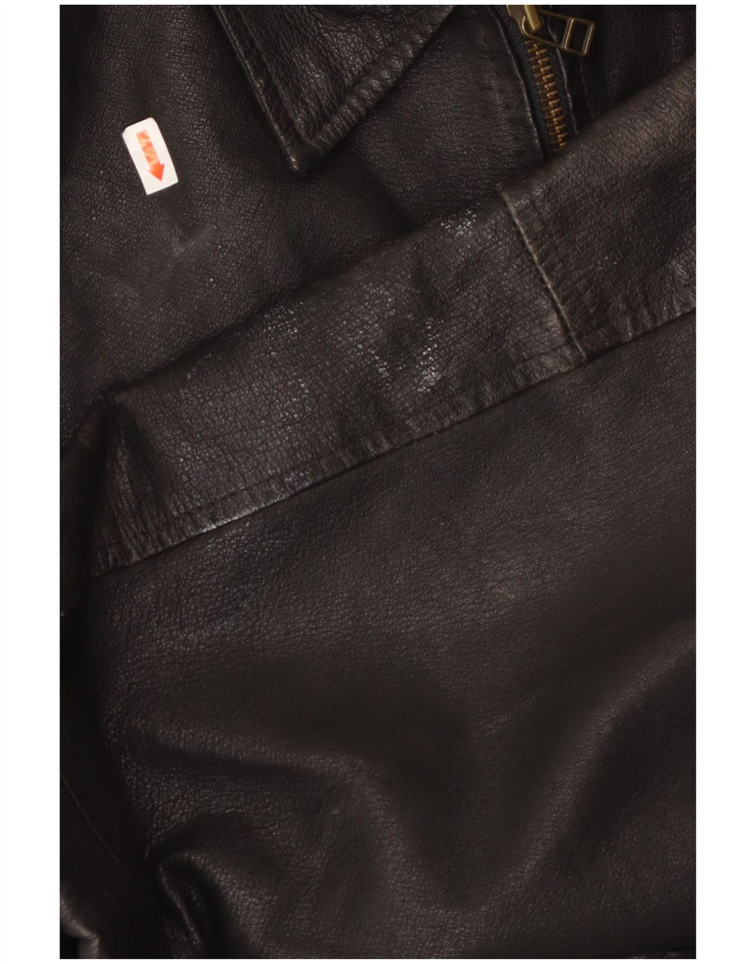 MILAN Veste en cuir pour homme UK 40 Grand cuir noir