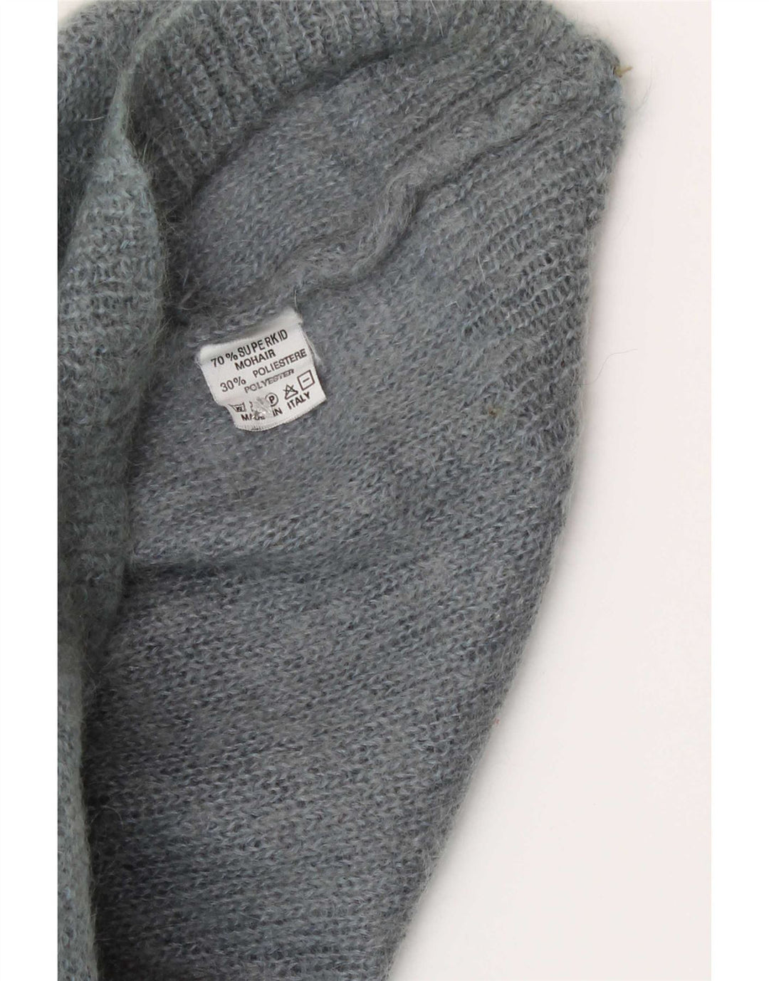 Norma Pull graphique à col rond pour femme IT 42 Bleu moyen Colourblock