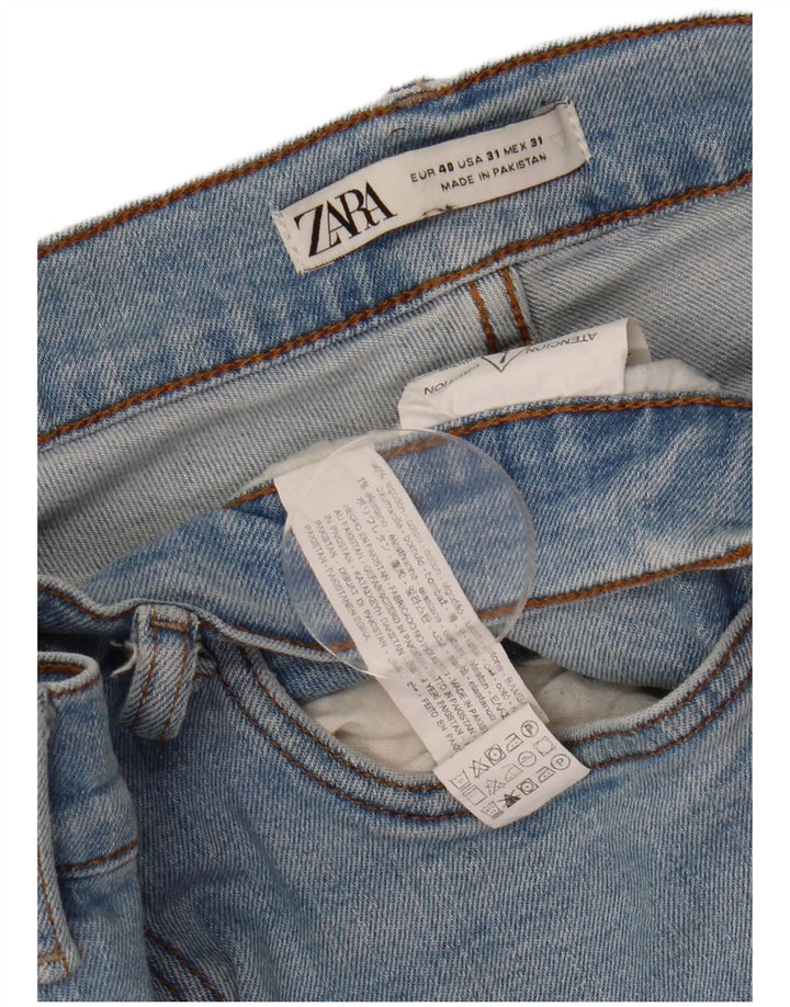 Zara Jean Slim Homme EU 40 Moyen W31 L30 Bleu Coton