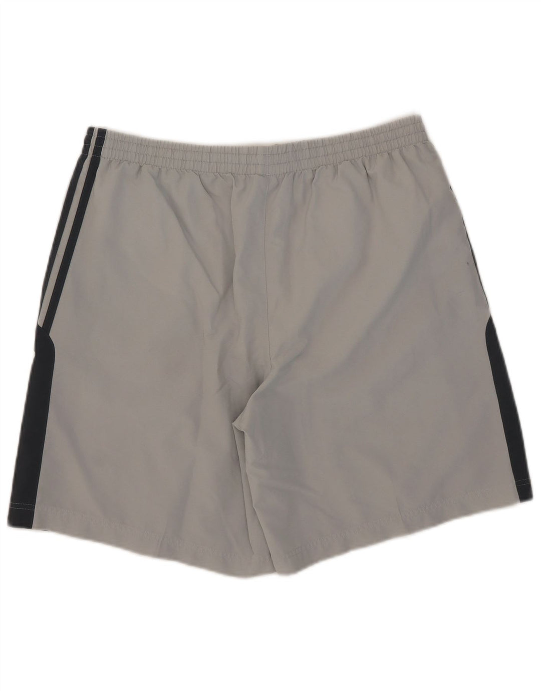 Adidas Short de sport pour homme en coton color block Gris Taille L