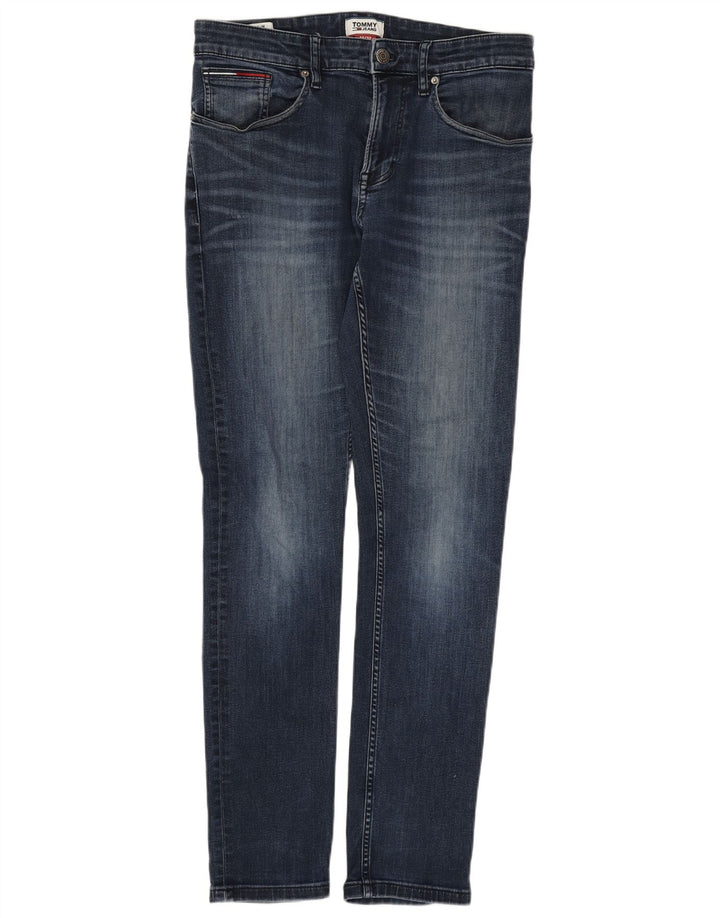 TOMMY HILFIGER Jean Slim Homme W30 L32 Bleu Coton