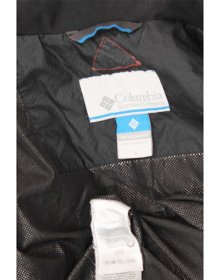 Columbia Veste matelassée Interchange Liner pour hommes UK 36 Small Noir Polyester