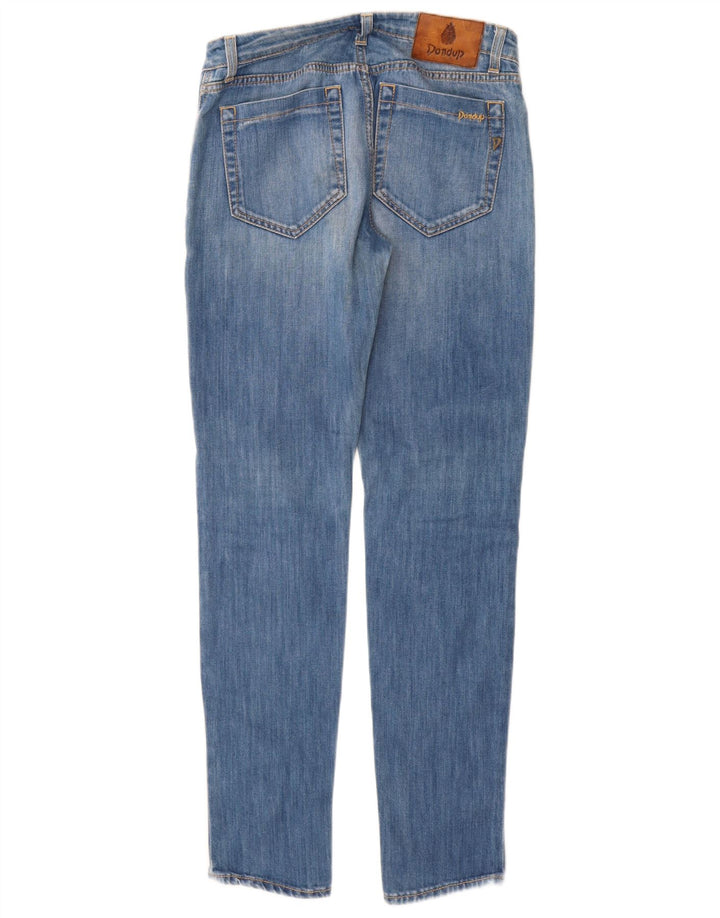 DONDUP Jean Slim Femme W30 L32 Bleu Coton