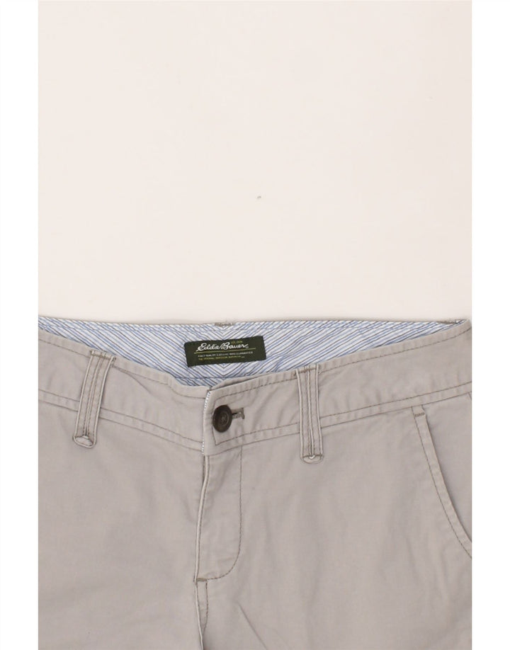 EDDIE BAUER Womens Capri Trousers US 4 Small W28 L20 Grey Cotton Vintage Eddie Bauer and Second-Hand Eddie Bauer from Messina Hembry 