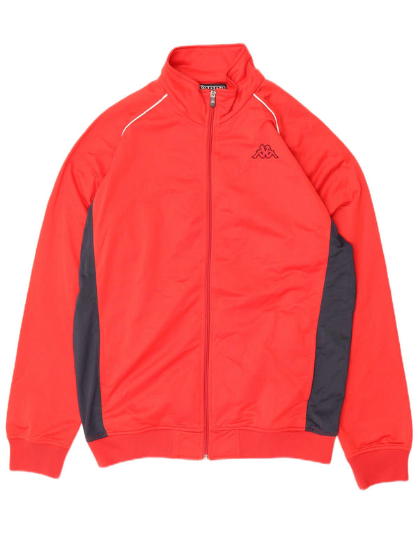 KAPPA Veste de Survêtement Homme XL Rouge Colorblock Polyester