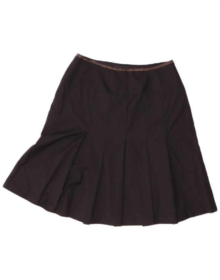jupe plissée femme vintage W28 Noir moyen