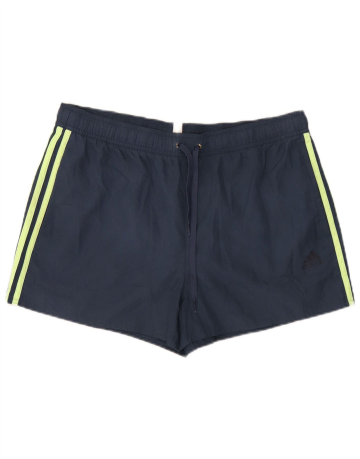 Adidas Short de sport pour homme, grand, bleu marine