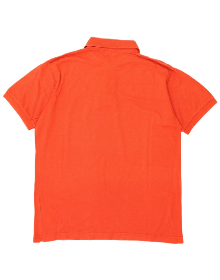 KAPPA Polo Homme Large Orange Coton