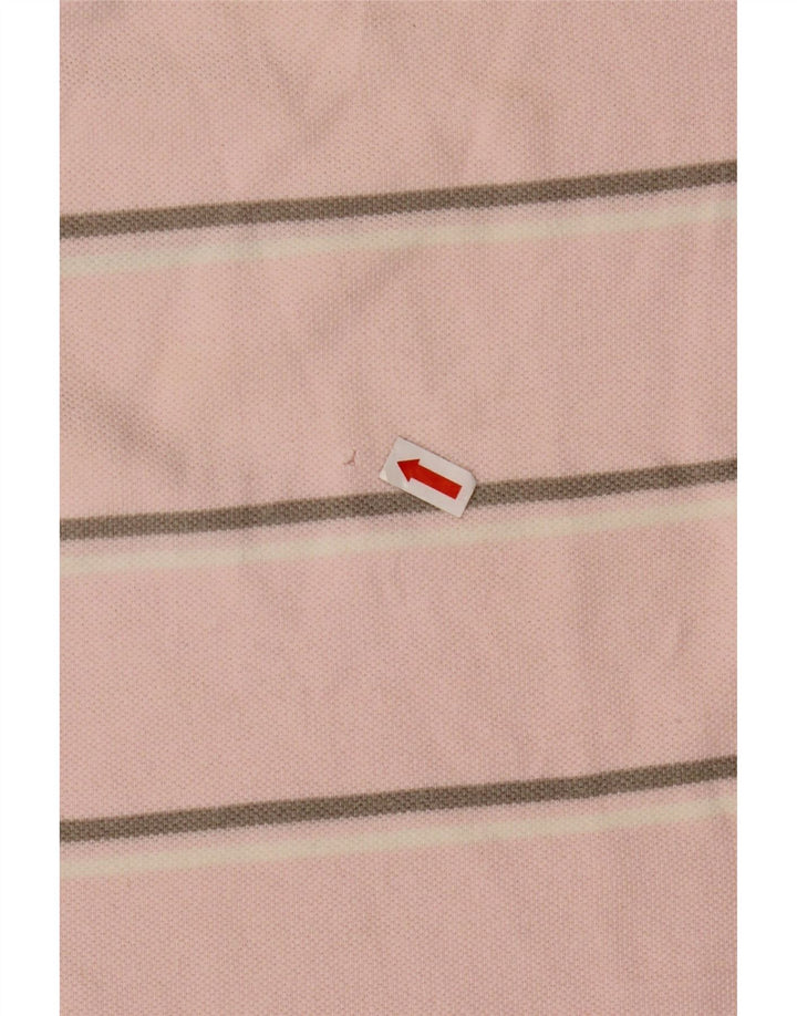 Fred Perry Polo Garçon 12-13 ans Grand Coton Rayé Rose