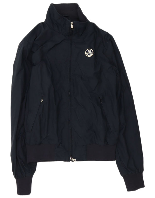 North Sails Veste Bomber Homme UK 40 Large Bleu Marine Polyamide