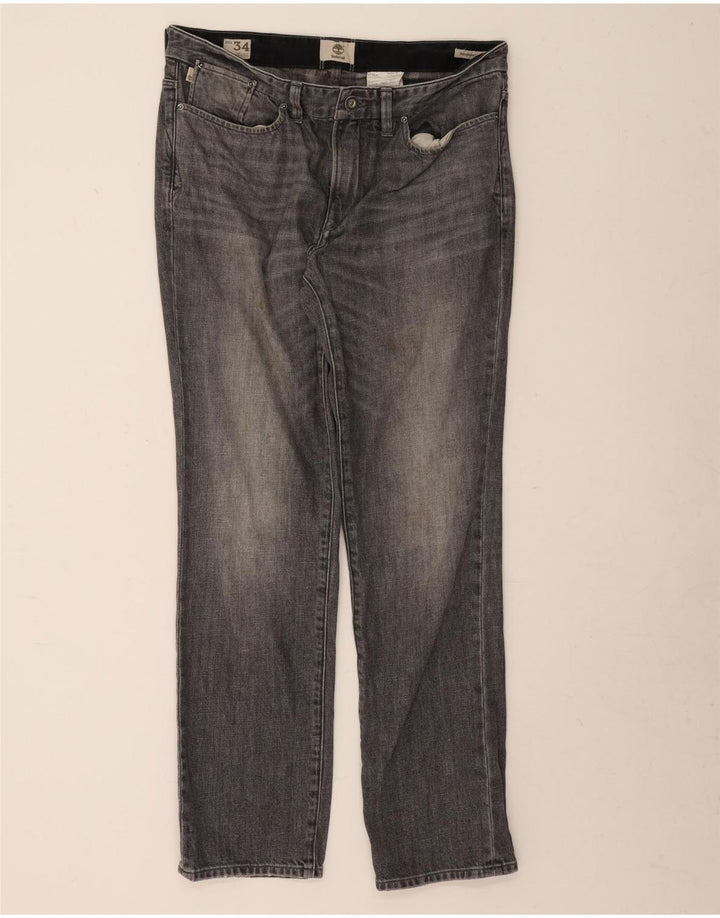 Timberland Jean Droit Thompson Homme W34 L30 Gris Coton