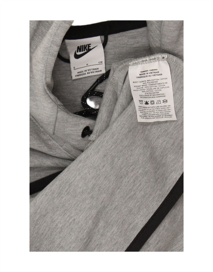 Nike Pull à capuche pour femme UK 10 Petit Gris Coton