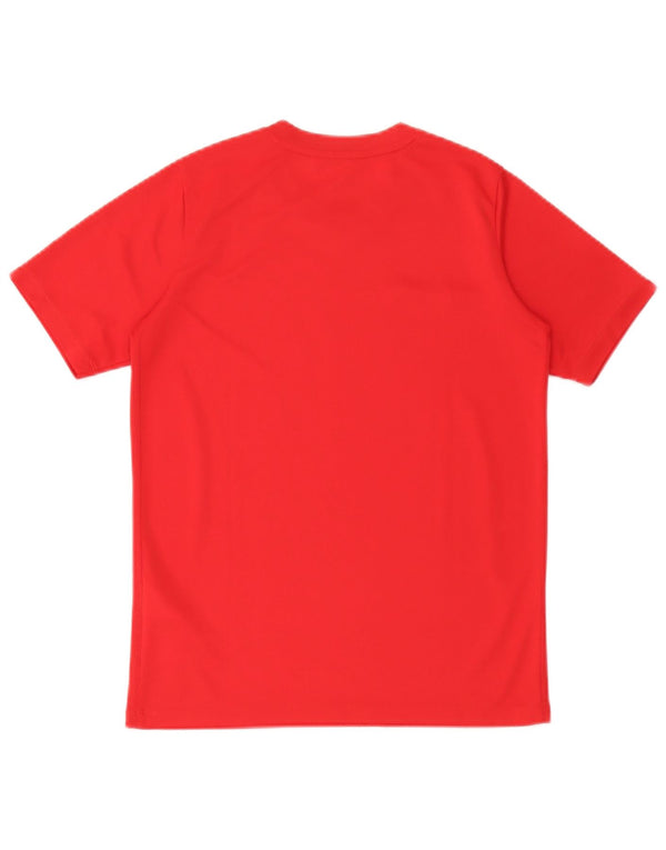 Nike Garçons Dri Fit T-Shirt Top 12-13 ans Grand Rouge Polyester