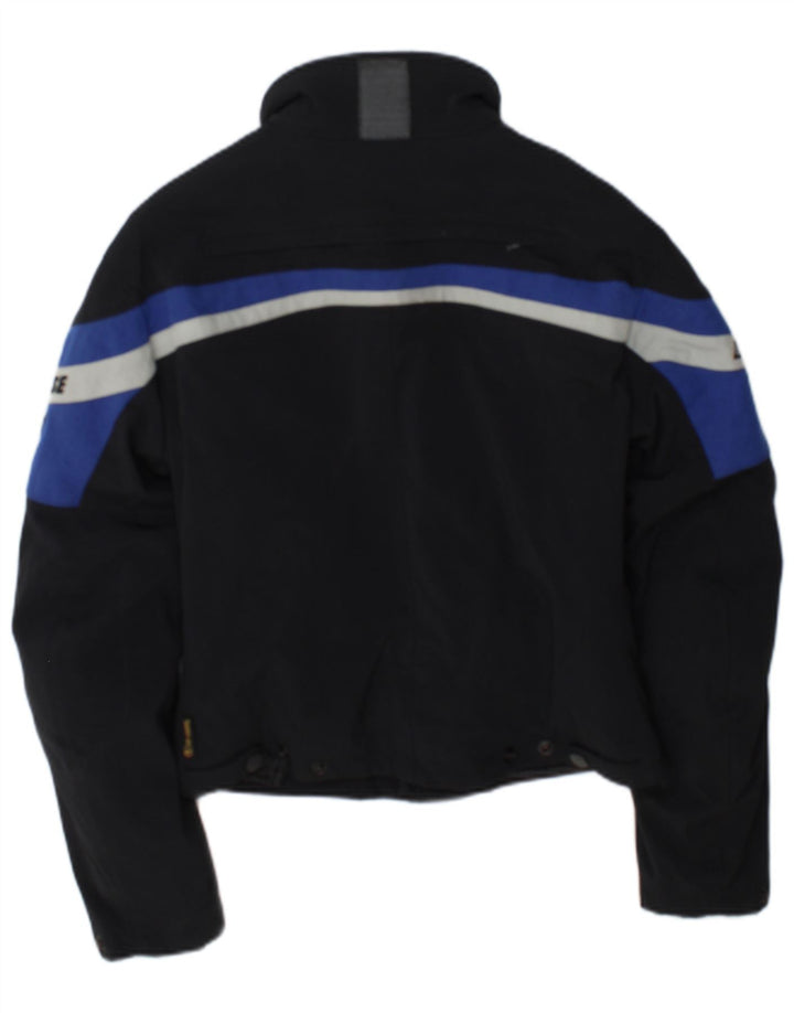 Dainese Veste Crop Graphic Racer pour femme UK 12 Noir moyen Colourblock