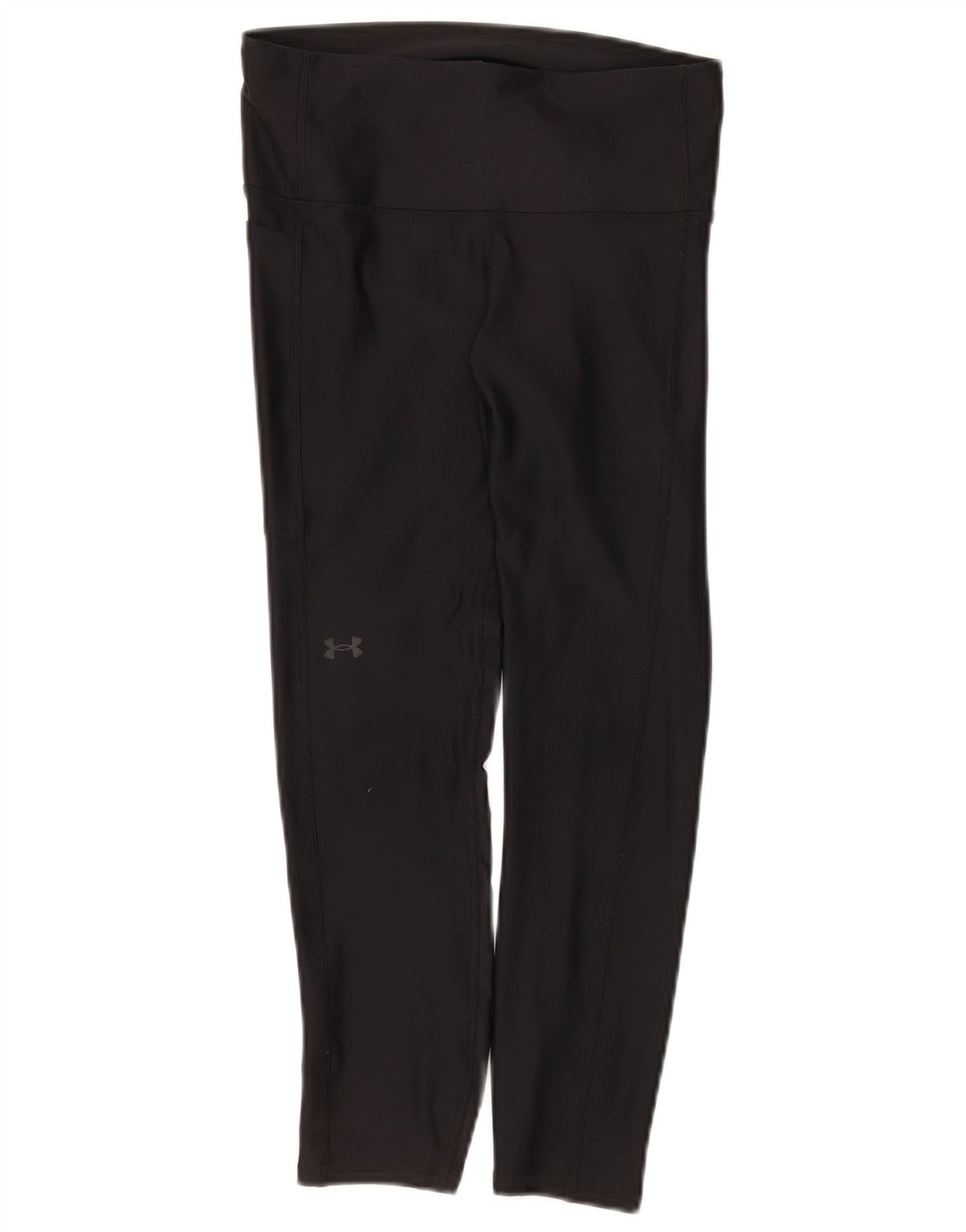 Under Armour Leggings Femme UK 10 Petit Noir Polyester